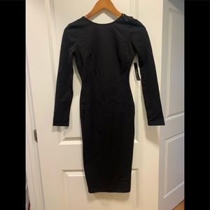 Black over the knee dress
